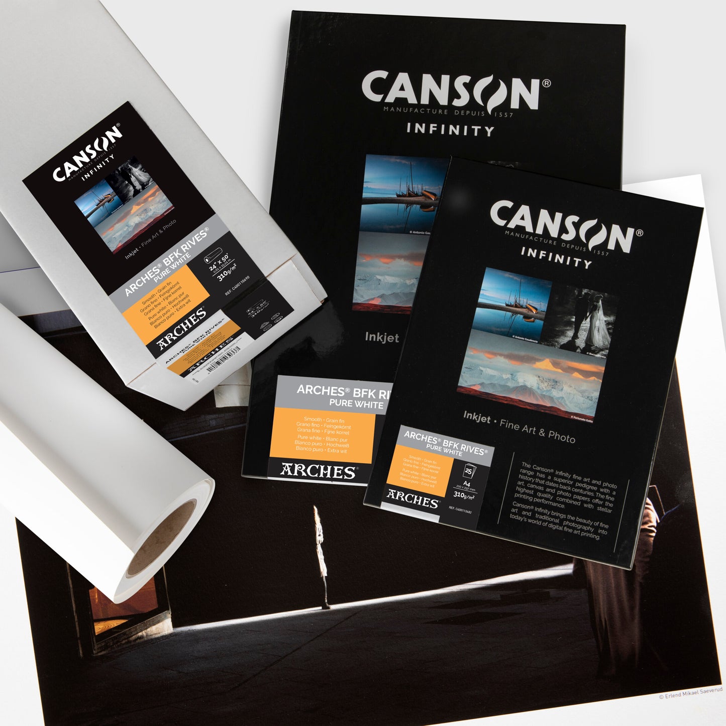Canson, ARCHES BFK RIVES PureWhite, 310 g