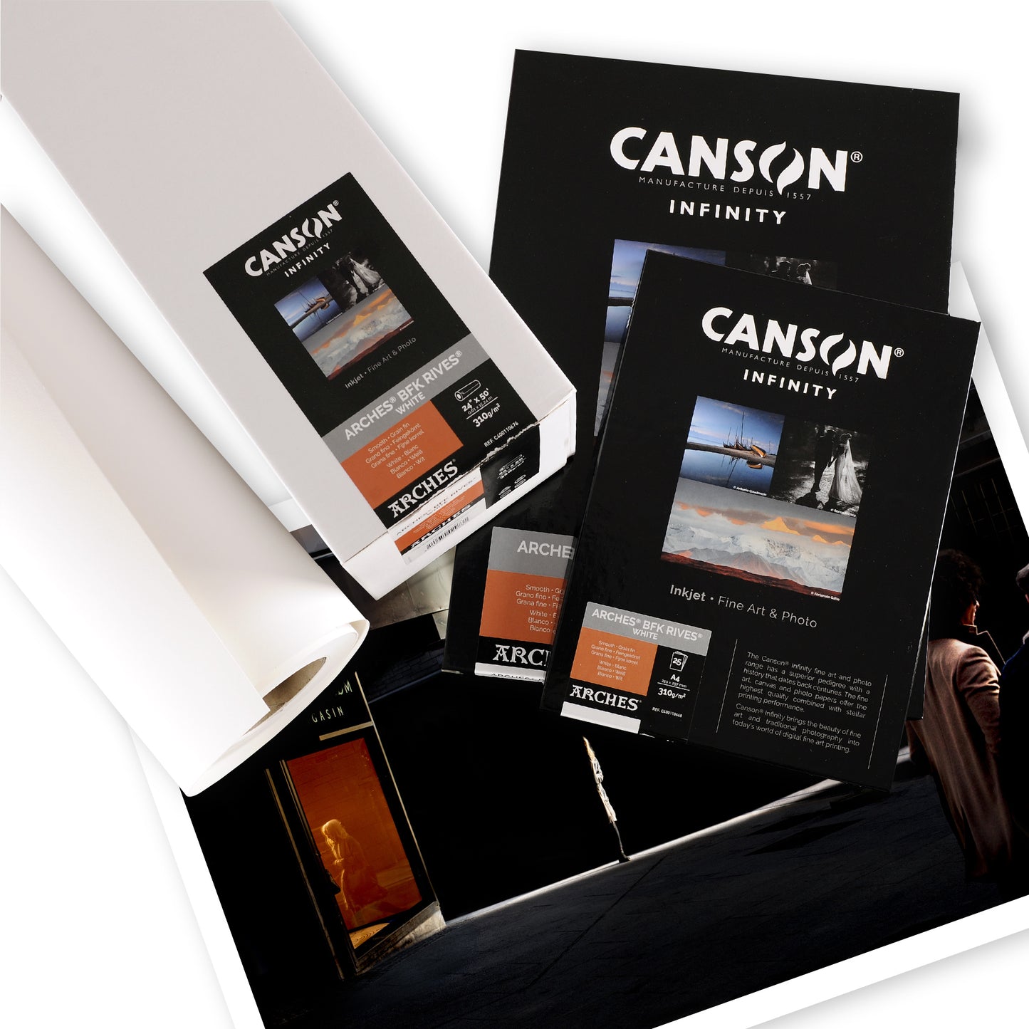 Canson, ARCHES BFK RIVES White, 310 g
