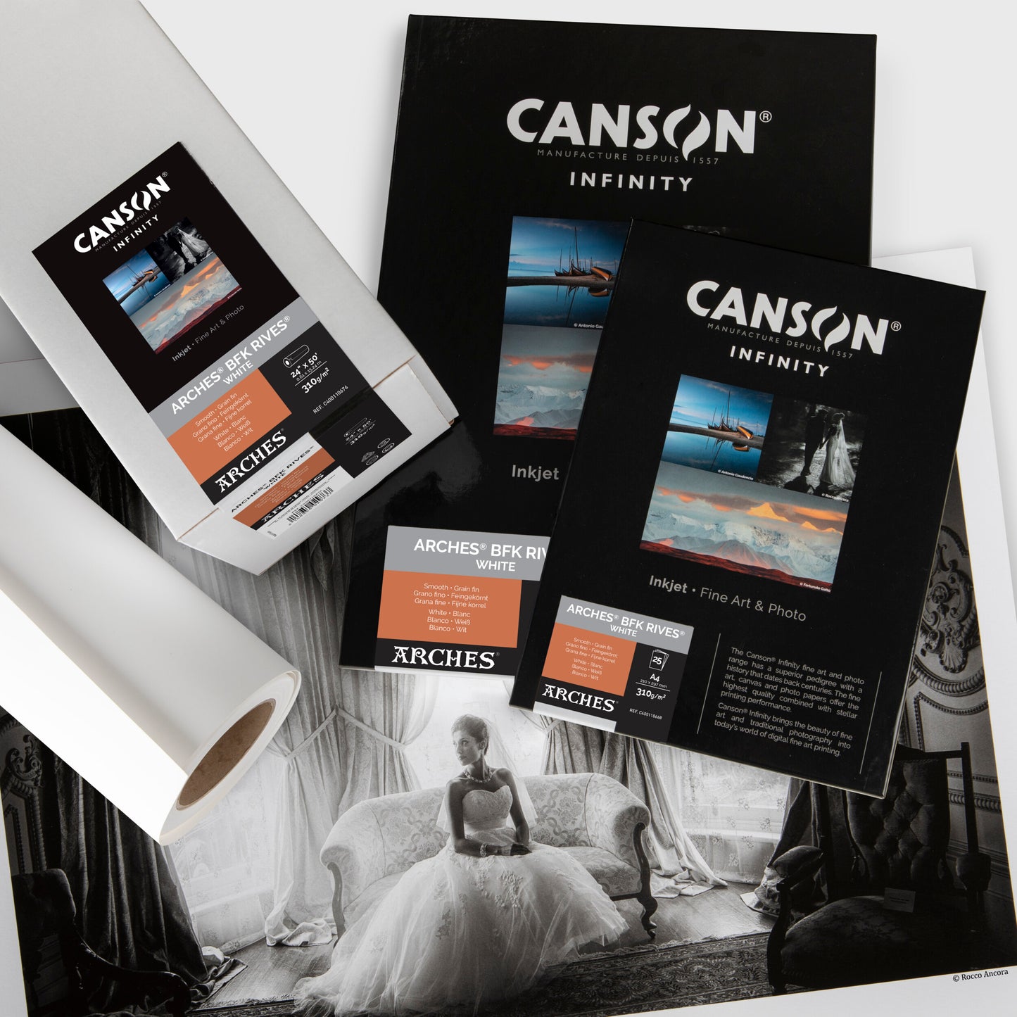 Canson, ARCHES BFK RIVES White, 310 g