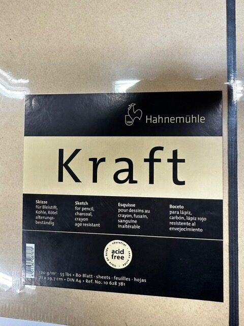Taiteilijatarvikkeet - Hahnemuhle - Luonnoslehtiö 120g A4