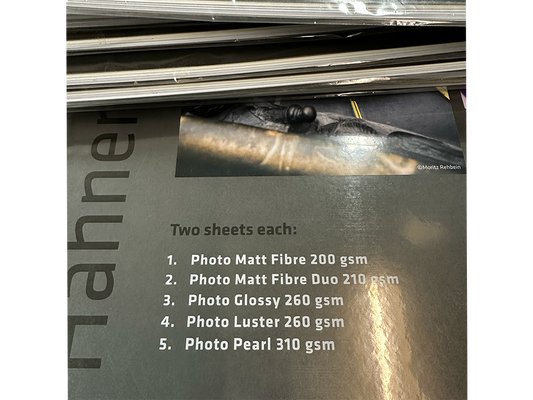 Sample Pack Hahnemuhle Photo A3+