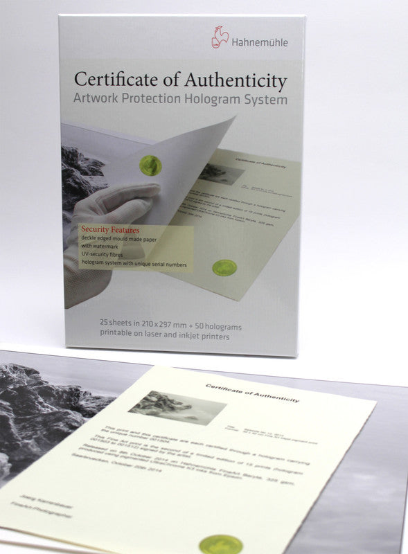 Certificate of Authenticity