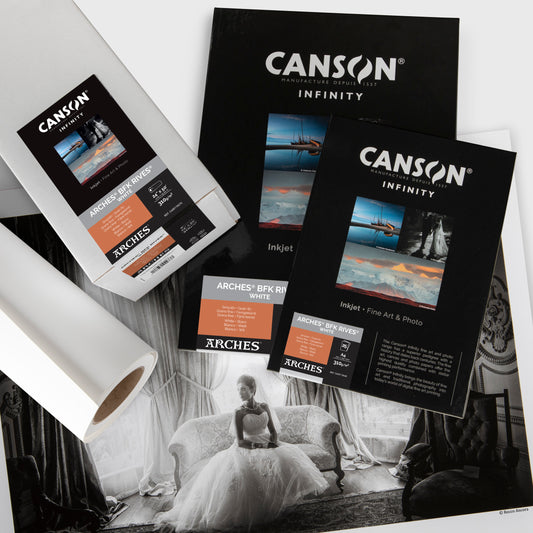 Canson, ARCHES BFK RIVES Valkoinen, 310 g