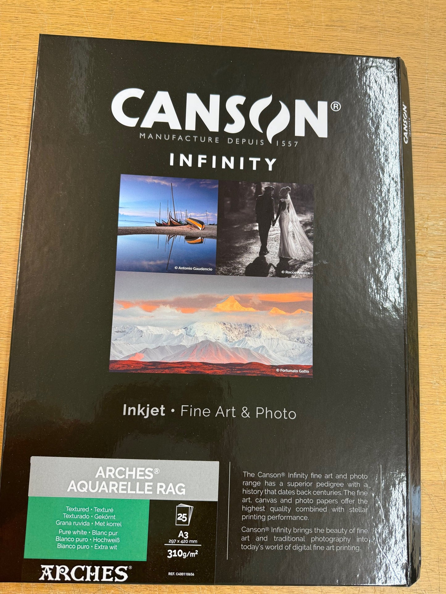 Canson, ARCHES Aquarelle 310g - A3, 25 ark -25% rabatt