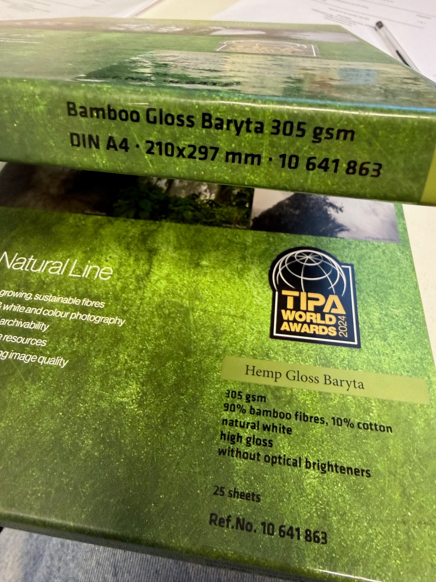 Hahnemühle, Bamboo Gloss Baryta 305 g - A4, 25 ark, 20% rabatt